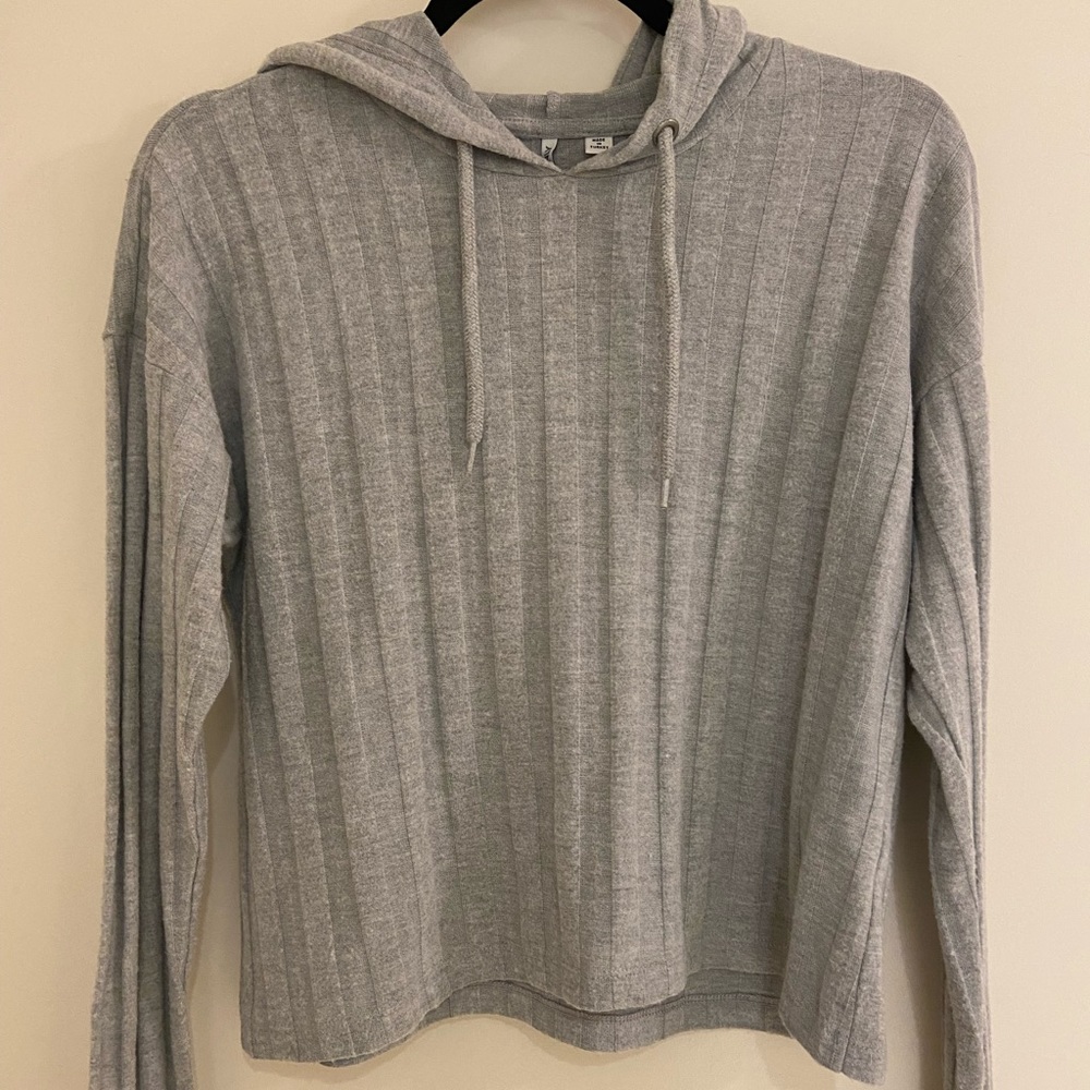 ONLY cropped knit hoodie